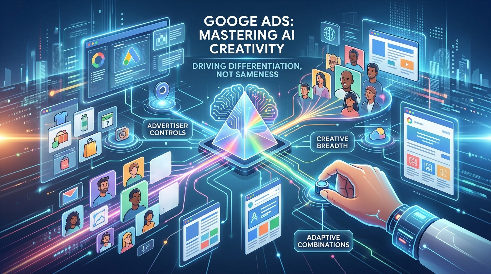 As advertisers express concerns about AI-generated content leading to a 